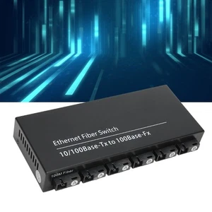 Tx1310nm RX1550nm Ethernet Fiber Switch 6 Optical Port 2 Electrical Port Up T CB - Afbeelding 1 van 30