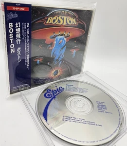 BOSTON Boston Self Titled Japan Rare Vintage CD 25 8P-5192 w/OBI 1989 Reissue - Imagen 1 de 10