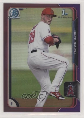 2015 Bowman Chrome Prospects Purple Refractor /250 Nate Smith #BCP90 - Image 1 of 2