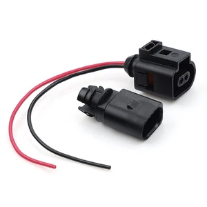 Air Ambient Temperature Temp Sensor w/ Plug Pigtail For VW Jetta Passat Audi TT - Picture 1 of 9