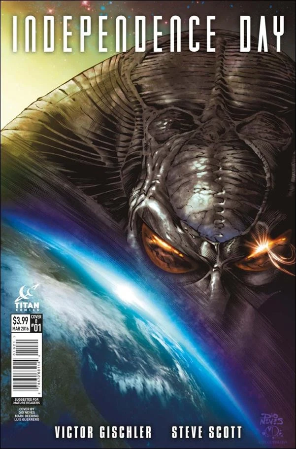 Independence Day #1B VF; Titan | Based on the Movie - we combine shipping - Image 1 of 1