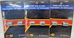 (LOT OF 3 PACKS) Chrome Aluminum Vacuum Line Magna Clamp Hose End 5/32 - Bild 1 von 2