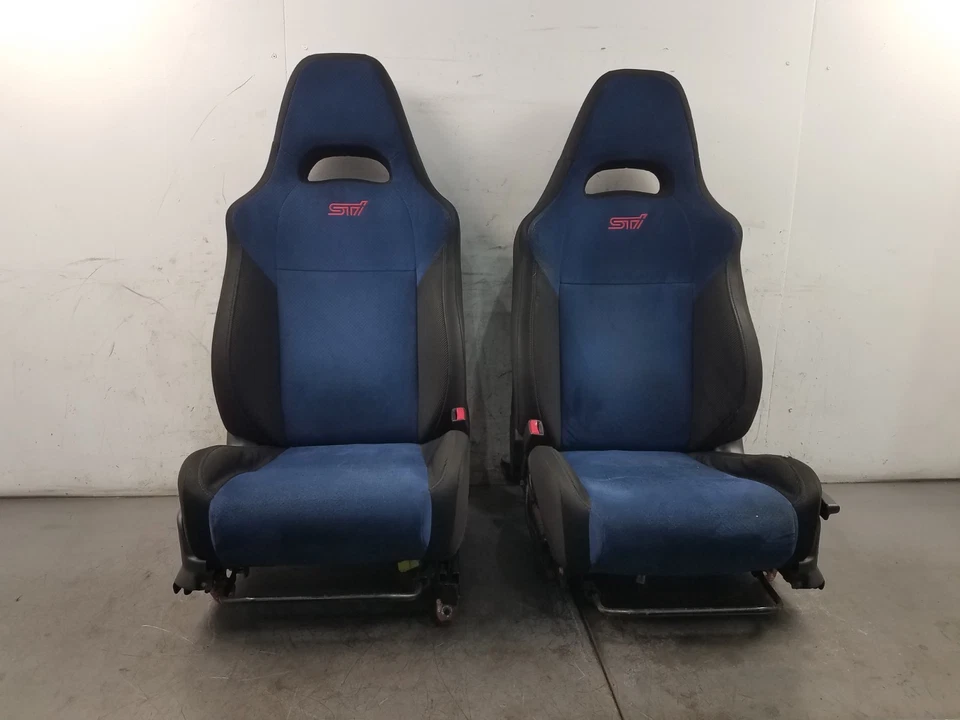 Juego de asientos delanteros Subaru WRX STi 2005 azul - * #6693 Foto 1 de 4