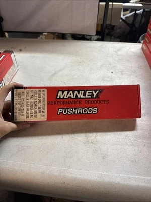 Manley 25719 16pc  1010 Sweged End SB Chev W/H Roll 5/16 x 7.220 Pushrod Set - Image 1 of 4