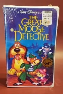 Disney The Great Mouse Detective VHS (Black Diamond, 1992) Factory Sealed - Picture 1 of 4