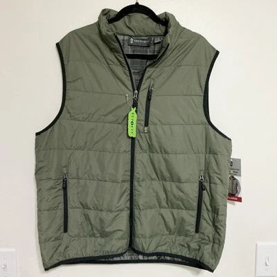 Chaleco acolchado Free Country FreeCycle® para hombre lona oliva talla XL Gorpcore NUEVO Foto 1 de 4
