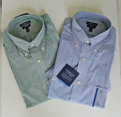 Camisa de vestir para hombre, ambas ejecutivas de ajuste clásico 100 % algodón nueva con etiqueta Foto 1 de 4