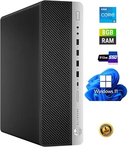 Hp Elitedesk 800 G3, i5-6500 3.2 Ghz, 8 Gb Ram, 512 Gb SSD, w11, 1 anno Garanzia - Imagen 1 de 3