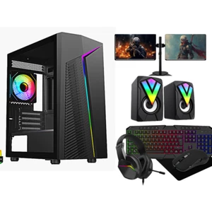 Fast Gaming PC Dual Monitor| Intel i3 | GT 730 2GB | 16GB RAM |128GB SSD+1TB HDD - Picture 1 of 6