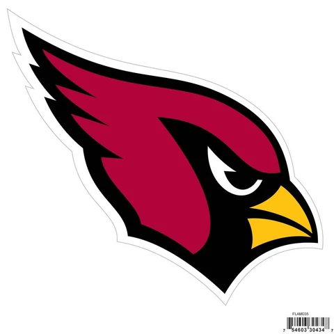 Arizona Cardinals Car Refrigerator Magnet, NFL Licensed Logo Cover