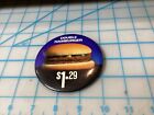 DOUBLE HAMBURGER McDonald's 1,29 $ bouton broche (M)