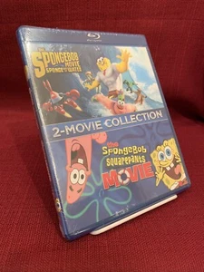 SPONGEBOB SQUAREPANTS 2-Movie Collection Blu-Ray NEW - Imagen 1 de 3