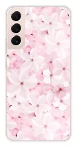 Coque en silicone imprimée compatible Samsung Galaxy S22 Plus Sakura - Photo 1 sur 3