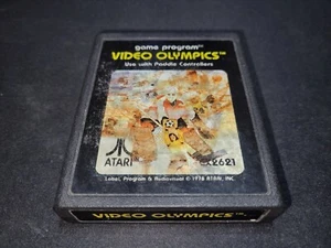 Video Olympics CX-2621 Pic Label ATARI 2600 EXMT condition game cartridge - Picture 1 of 3