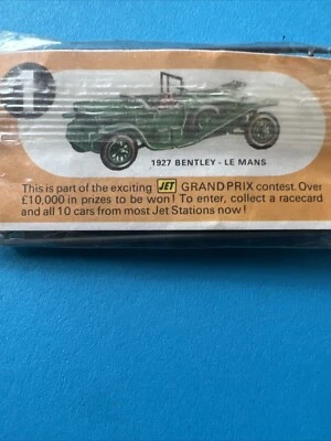 CONCURSO JET GRAND PRIX 1927 BENTLEY -LE MANS. Tarjeta de carreras y modelo nº 1 Foto 1 de 4