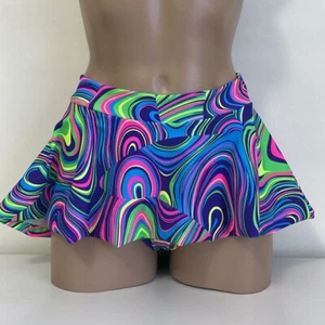 Schminke 🍡 Baile Remolino Lycra Burbuja Falda UV Neón Patinador Calzoncillos Festival Ropa - Imagen 1 de 11