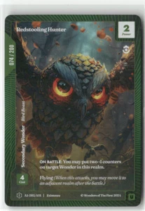 Wonders of the First Uncommon Alt Art A1-282 Redstooling Hunter OCM #074/200 - Picture 1 of 2