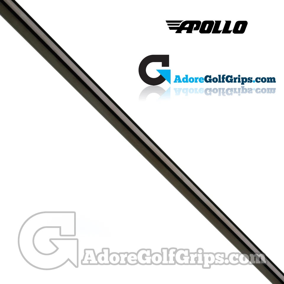 Apollo Straight Stepless Putterschaft (120g) - 0,370" Spitze - Black Gloss PVD