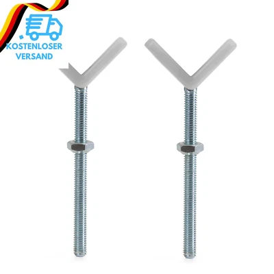 Hauck Y Spindel Zur Befestigung Von Tür- & Treppenschutzgitter an Runde Geländer - Bild 1 von 4