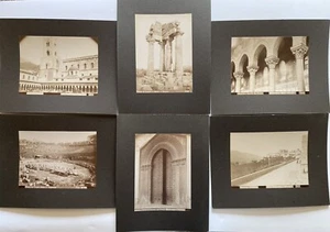 6 Rare Giovanni Crupi Large Antique Photos Ancient Rome Sicily Italy Monreale - Picture 1 of 14