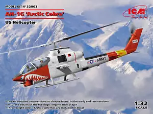 Modelos ICM 1/32 CAMPANA AH-1G ARCTIC COBRA EE. UU. Helicóptero de ataque - Imagen 1 de 7