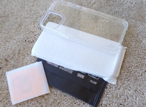 Miodik Silicone Case w/ Screen and Camera Protector iPhone 16 Pro Max Clear @c10 - Picture 1 of 9