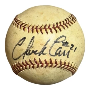 CHUCK CARR MARLINS/METS DECEASED SIGNED AUTOGRAPHED N.L. BASEBALL - Picture 1 of 3