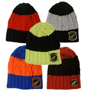 Gorro Skully Gorra Sombrero Gorro Sombrero Flat Fitty Captura y Liberación Pandilla Parcheado a Rayas - Imagen 1 de 11