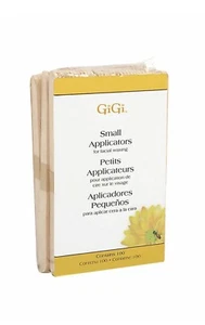 GiGi Small Applicators for Facial Waxing 100 Sticks Brand New - Picture 1 of 12