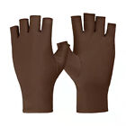 Women Fingerless Sun Protection Gloves Half Finger Sunscreen Anti-UV Gloves