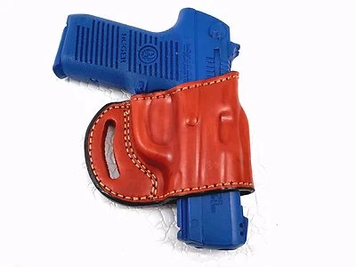 OWB Yaqui Slide Style Right Hand Leather Holster Fits Springfield XD-S Mod.2 9mm - Image 1 of 4