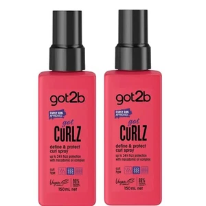 2 x 150ml Got2B Curl Beach Waves Hair Spray - Picture 1 of 1