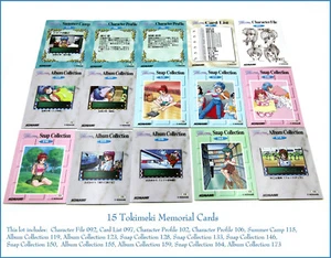 Tokimeki Memorial cards lot - List in description/pictures - Lot 2 - Picture 1 of 2
