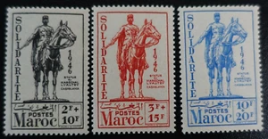 TIMBRES des COLONIES FRANÇAISES - MAROC N°241/243 NEUF ** LUXE MNH - Imagen 1 de 2