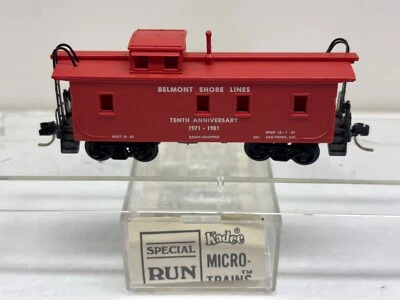 N Scale Kadee Micro Trains MTL Special Run 81-01 Belmont Shore Lines w/White Ltr - Image 1 of 4