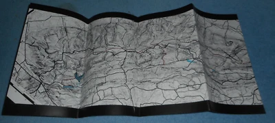 Impresión de mapa topográfico del condado de York Pensilvania South & Piney Mountain Appalachian Trail Foto 1 de 3
