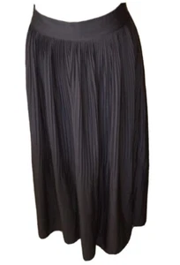 Old Navy Women Pleated Accordion Steel Gray Maxi Skirt Long Size XS NEW Modest - Picture 1 of 8
