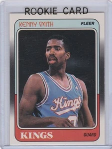KENNY SMITH ROOKIE CARD 1988 Fleer VINTAGE BASKETBALL RC Kings TNT Analyst - Picture 1 of 2