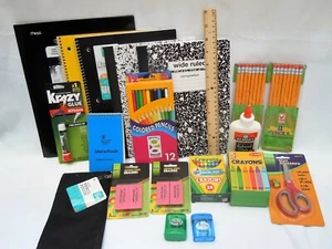 Back To School Supplies 20 Items Essentials Bundle - Picture 1 of 4