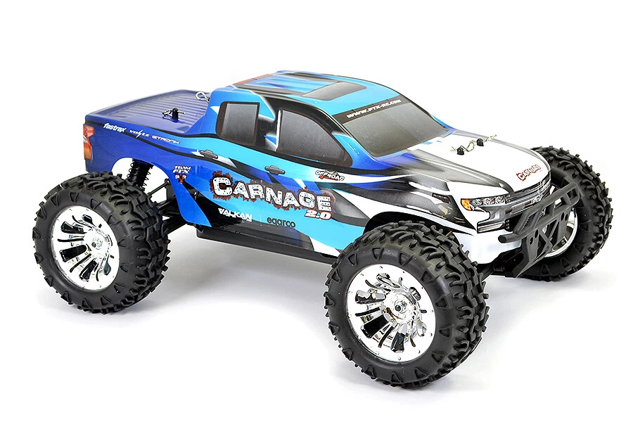 FTX 	CARNAGE 2.0 BLU - 1/10 TRUCK 4WD RTR ELECTRIC BRUSHED - Immagine 1 di 1
