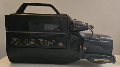 Vintage Sharp VHS Camcorder Zoom 8 Model VL-L170U Case RF Converter, Manual  - Image 1 of 4