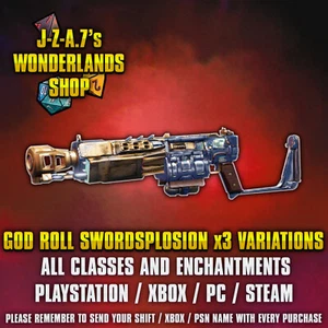 PS/XBOX/PC Tiny Tina's Wonderlands GOD ROLL SWORDSPLOSION x3 AUFGESTIEGENE TORGUE - Bild 1 von 40