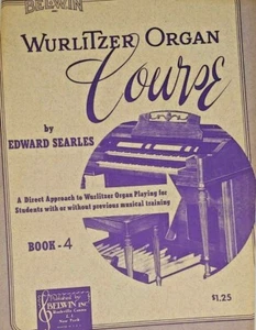 Wurlitzer Orgel Kursbuch 4 1952 Vintage Notenbuch - Bild 1 von 5