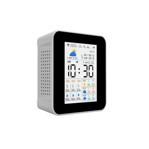 2.8" WiFi Weather Station w/ Outdoor Sensor Forecast UV Smart Home Tuya MonitonU - Picture 1 of 16