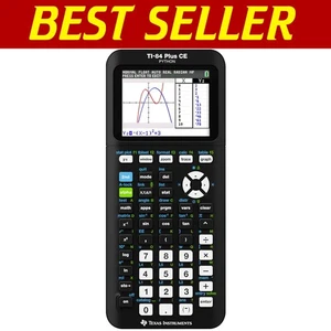 Versatile TI-84 Plus CE Graphing Calculator: Seven Graph Styles, Preloaded Apps - Picture 1 of 12