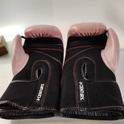 Guantes de boxeo Century Pink I Love Kick Boxing adulto 12 oz defensa personal adulto Foto 1 de 4