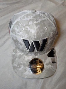 New Era Washington Commanders Salute To Service Snapback & Comfort Fit Hat - Picture 1 of 8