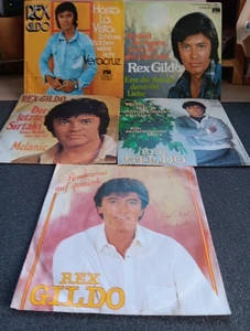Alte Singel Schallplatten Rex Gildo 5 Stück - Bild 1 von 6