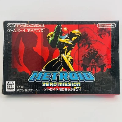 METROID ZERO MISSION Nintendo Gameboy Advance GBA Japan Import F/S Tested - Image 1 of 4