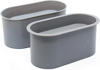 Силиконовая форма для рассады цемента овальный бетон и форма цветок серый  - Изображение 1 из 4